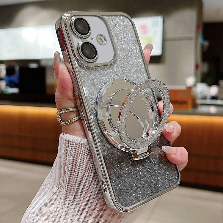 Plated Mirror Holder Gradient Glitter MagSafe Phone Case, For iPhone 16 Pro Max, For iPhone 16 Pro, For iPhone 16 Plus Apple Accessories engpla4576 iPhone 16 Pro Max - APEXEL INDIA - Mobile Lens - Mobile Camera Lens - Cellphone Accessories - Phone Lens - Smartphone Lens
