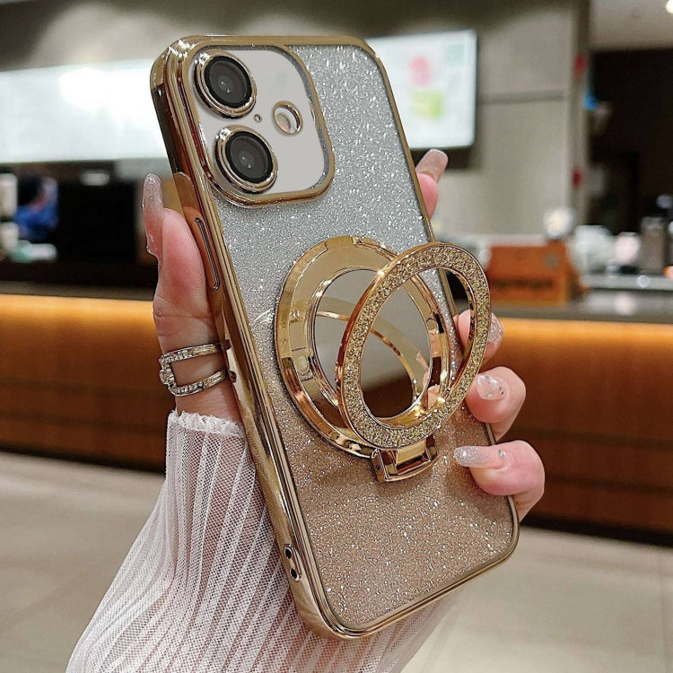 Plated Mirror Holder Gradient Glitter MagSafe Phone Case, For iPhone 16 Pro Max, For iPhone 16 Pro, For iPhone 16 Plus Apple Accessories engpla4576 iPhone 16 Pro Max - APEXEL INDIA - Mobile Lens - Mobile Camera Lens - Cellphone Accessories - Phone Lens - Smartphone Lens