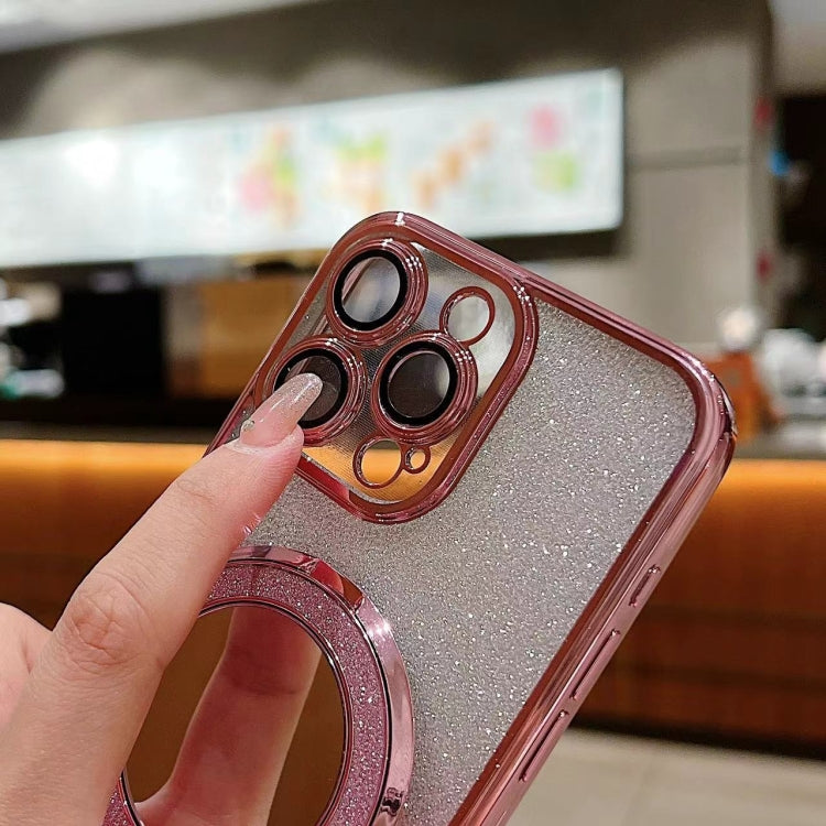 Plated Mirror Holder Gradient Glitter MagSafe Phone Case, For iPhone 14, For iPhone 14 Pro, For iPhone 14 Pro Max Apple Accessories engpla4578 iPhone 14 - APEXEL INDIA - Mobile Lens - Mobile Camera Lens - Cellphone Accessories - Phone Lens - Smartphone Lens