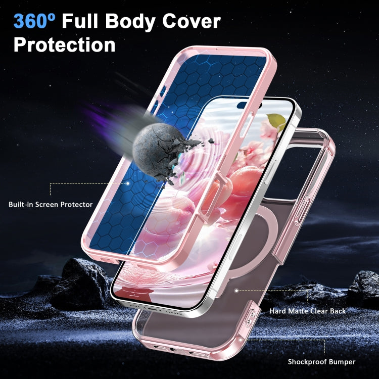 Frosted Skin Feel MagSafe Holder 360 Full Body Phone Case, For iPhone 16 Pro Max, For iPhone 16 Pro, For iPhone 16 Plus, For iPhone 16 Apple Accessories engfro4857 iPhone 16 Pro Max - APEXEL INDIA - Mobile Lens - Mobile Camera Lens - Cellphone Accessories - Phone Lens - Smartphone Lens