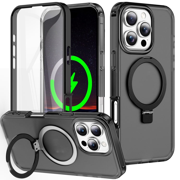 Frosted Skin Feel MagSafe Holder 360 Full Body Phone Case, For iPhone 16 Pro Max, For iPhone 16 Pro, For iPhone 16 Plus, For iPhone 16 Apple Accessories engfro4857 iPhone 16 Pro Max - APEXEL INDIA - Mobile Lens - Mobile Camera Lens - Cellphone Accessories - Phone Lens - Smartphone Lens