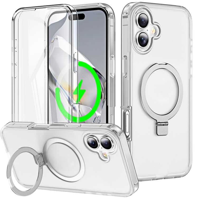 Frosted Skin Feel MagSafe Holder 360 Full Body Phone Case, For iPhone 16 Pro Max, For iPhone 16 Pro, For iPhone 16 Plus, For iPhone 16 Apple Accessories engfro4857 iPhone 16 Pro Max - APEXEL INDIA - Mobile Lens - Mobile Camera Lens - Cellphone Accessories - Phone Lens - Smartphone Lens