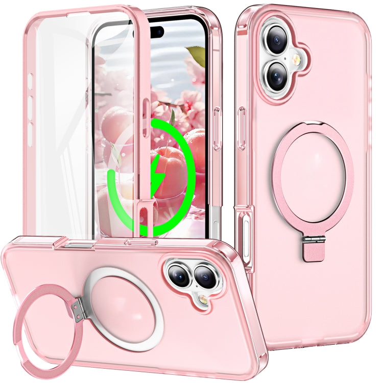 Frosted Skin Feel MagSafe Holder 360 Full Body Phone Case, For iPhone 16 Pro Max, For iPhone 16 Pro, For iPhone 16 Plus, For iPhone 16 Apple Accessories engfro4857 iPhone 16 Pro Max - APEXEL INDIA - Mobile Lens - Mobile Camera Lens - Cellphone Accessories - Phone Lens - Smartphone Lens