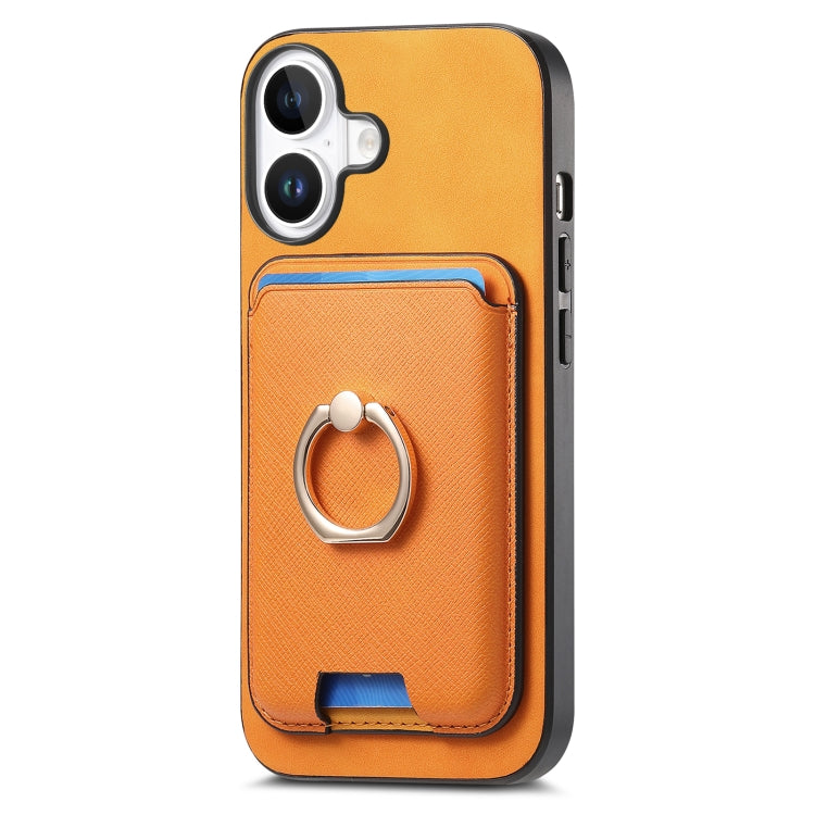 Retro Cross Leather Card Bag MagSafe Phone Case, For iPhone 16, For iPhone 15 Pro Max, For iPhone 15 Pro Apple Accessories engret4884 iPhone 16 - APEXEL INDIA - Mobile Lens - Mobile Camera Lens - Cellphone Accessories - Phone Lens - Smartphone Lens