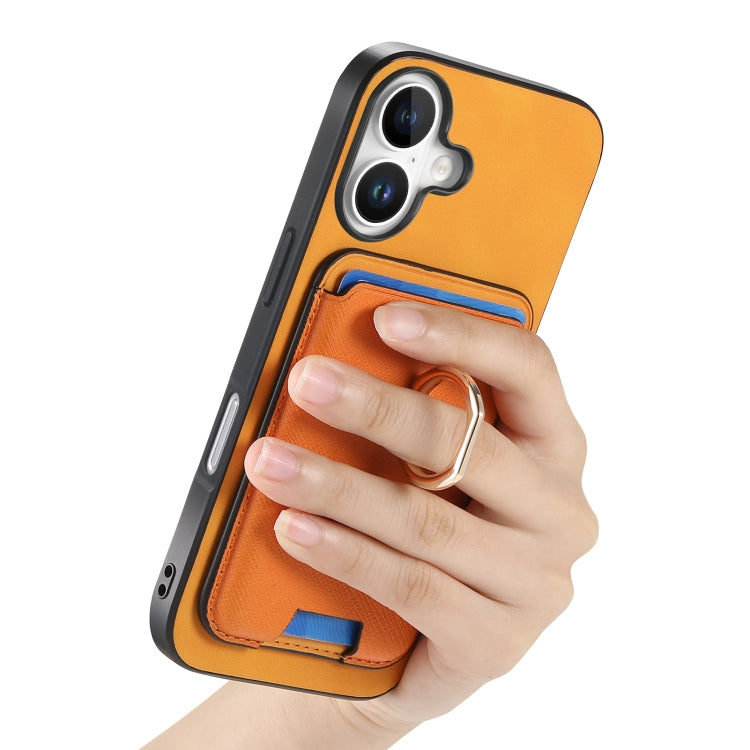 Retro Cross Leather Card Bag MagSafe Phone Case, For iPhone 16, For iPhone 15 Pro Max, For iPhone 15 Pro Apple Accessories engret4884 iPhone 16 - APEXEL INDIA - Mobile Lens - Mobile Camera Lens - Cellphone Accessories - Phone Lens - Smartphone Lens