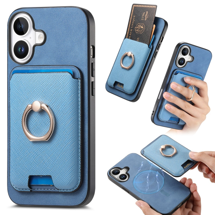 Retro Cross Leather Card Bag MagSafe Phone Case, For iPhone 16, For iPhone 15 Pro Max, For iPhone 15 Pro Apple Accessories engret4884 iPhone 16 - APEXEL INDIA - Mobile Lens - Mobile Camera Lens - Cellphone Accessories - Phone Lens - Smartphone Lens