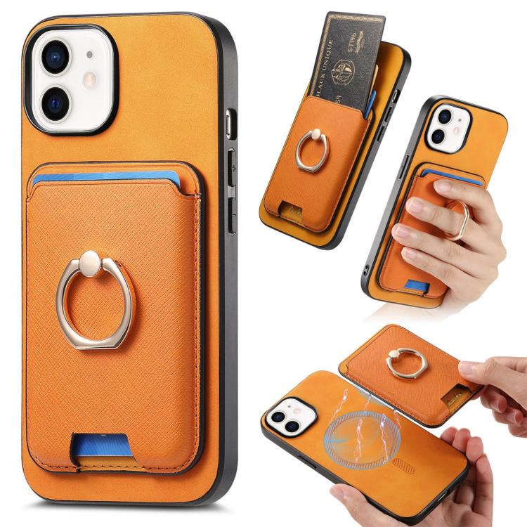 Retro Cross Leather Card Bag MagSafe Phone Case, For iPhone 11 Pro Max, For iPhone 11, For iPhone 11 Pro Apple Accessories engret4882 More iPhone Cases - APEXEL INDIA - Mobile Lens - Mobile Camera Lens - Cellphone Accessories - Phone Lens - Smartphone Lens