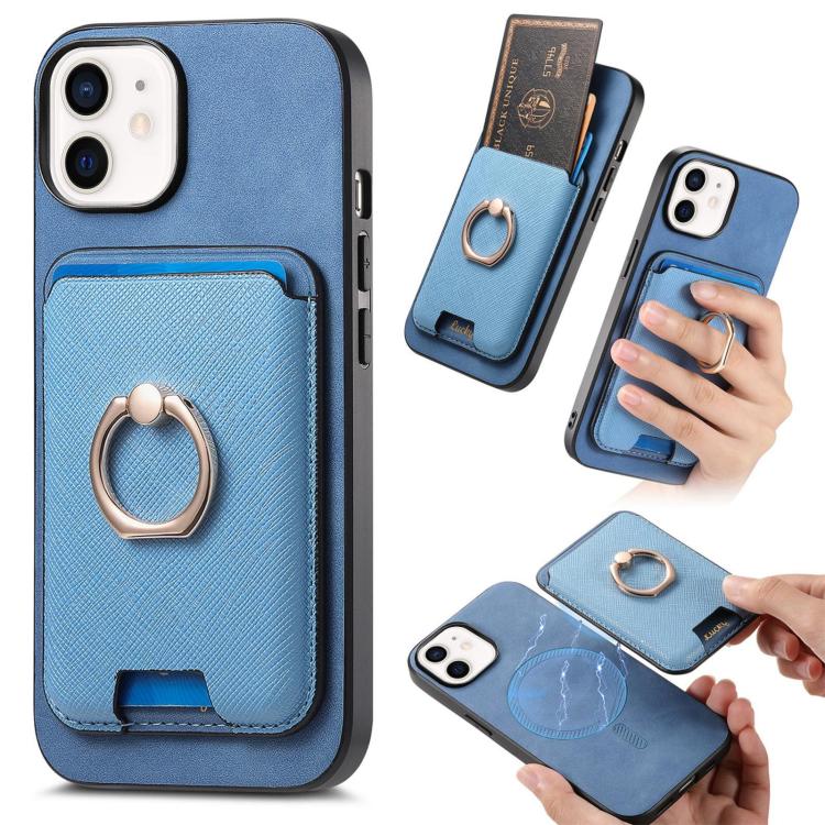 Retro Cross Leather Card Bag MagSafe Phone Case, For iPhone 11 Pro Max, For iPhone 11, For iPhone 11 Pro Apple Accessories engret4882 More iPhone Cases - APEXEL INDIA - Mobile Lens - Mobile Camera Lens - Cellphone Accessories - Phone Lens - Smartphone Lens