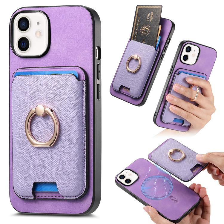 Retro Cross Leather Card Bag MagSafe Phone Case, For iPhone 11 Pro Max, For iPhone 11, For iPhone 11 Pro Apple Accessories engret4882 More iPhone Cases - APEXEL INDIA - Mobile Lens - Mobile Camera Lens - Cellphone Accessories - Phone Lens - Smartphone Lens