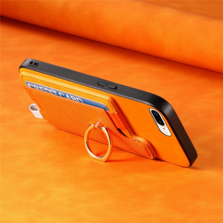 Retro Magsafe Cross Leather Ring Holder Card Bag Phone Case, For iPhone 7 / 8 / SE 2022, For iPhone 12 / 12 Pro, For iPhone X / XS Apple Accessories engret4889 More iPhone Cases - APEXEL INDIA - Mobile Lens - Mobile Camera Lens - Cellphone Accessories - Phone Lens - Smartphone Lens