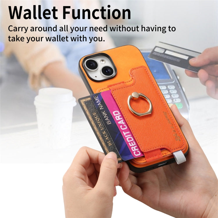 Retro Magsafe Cross Leather Ring Holder Card Bag Phone Case, For iPhone 14, For iPhone 14 Pro, For iPhone 14 Pro Max Apple Accessories engret4887 iPhone 14 - APEXEL INDIA - Mobile Lens - Mobile Camera Lens - Cellphone Accessories - Phone Lens - Smartphone Lens