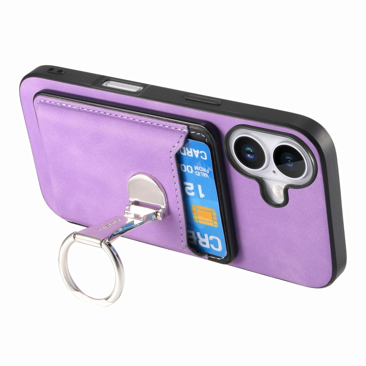 Retro Folding Ring Holder Card Bag MagSafe Phone Case, For iPhone 16, For iPhone 15 Pro Max, For iPhone 15 Pro Apple Accessories engret4890 iPhone 16 - APEXEL INDIA - Mobile Lens - Mobile Camera Lens - Cellphone Accessories - Phone Lens - Smartphone Lens
