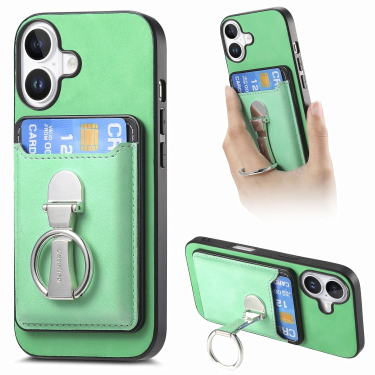 Retro Folding Ring Holder Card Bag MagSafe Phone Case, For iPhone 16 Pro Max, For iPhone 16 Pro, For iPhone 16 Plus Apple Accessories engret4894 iPhone 16 Pro Max - APEXEL INDIA - Mobile Lens - Mobile Camera Lens - Cellphone Accessories - Phone Lens - Smartphone Lens