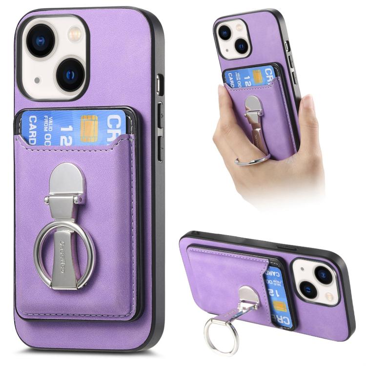 Retro Folding Ring Holder Card Bag MagSafe Phone Case, For iPhone 13 Pro Max, For iPhone 13 Pro, For iPhone 13 Apple Accessories engret4898 More iPhone Cases - APEXEL INDIA - Mobile Lens - Mobile Camera Lens - Cellphone Accessories - Phone Lens - Smartphone Lens