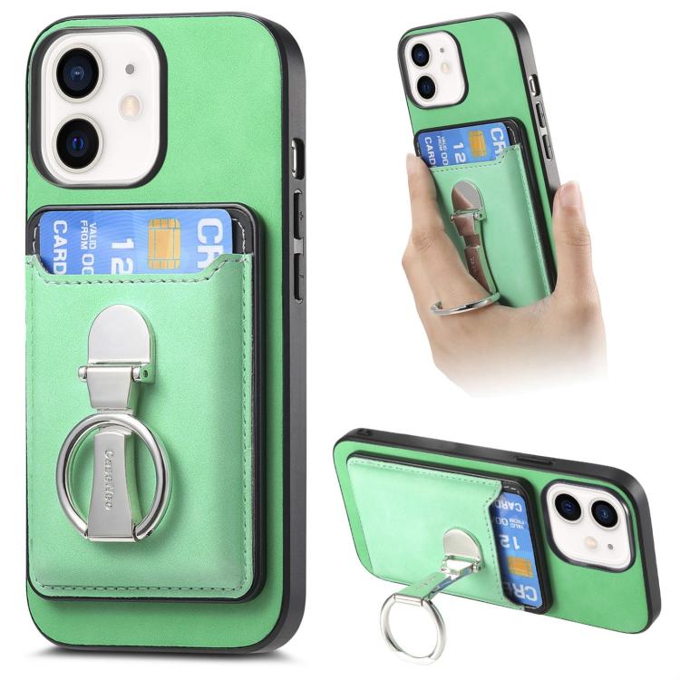 Retro Folding Ring Holder Card Bag MagSafe Phone Case, For iPhone 11 Pro Max, For iPhone 11, For iPhone 11 Pro Apple Accessories engret4895 More iPhone Cases - APEXEL INDIA - Mobile Lens - Mobile Camera Lens - Cellphone Accessories - Phone Lens - Smartphone Lens