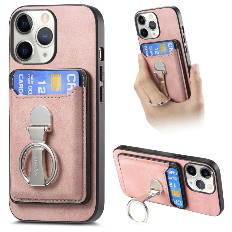 Retro Folding Ring Holder Card Bag MagSafe Phone Case, For iPhone 11 Pro Max, For iPhone 11, For iPhone 11 Pro Apple Accessories engret4895 More iPhone Cases - APEXEL INDIA - Mobile Lens - Mobile Camera Lens - Cellphone Accessories - Phone Lens - Smartphone Lens