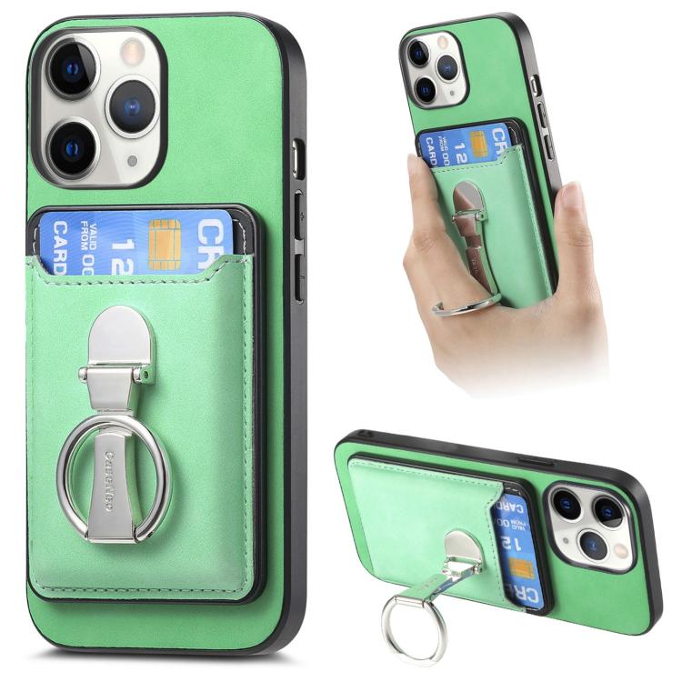 Retro Folding Ring Holder Card Bag MagSafe Phone Case, For iPhone 11 Pro Max, For iPhone 11, For iPhone 11 Pro Apple Accessories engret4895 More iPhone Cases - APEXEL INDIA - Mobile Lens - Mobile Camera Lens - Cellphone Accessories - Phone Lens - Smartphone Lens