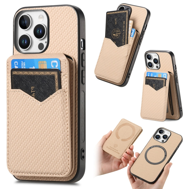 Carbon Fiber MagSafe Vertical Flip Card Bag Phone Case, For iPhone 16e, For iPhone 16 Pro Max, For iPhone 16 Pro, For iPhone 16 Plus Apple Accessories engcar4904 iPhone 16e - APEXEL INDIA - Mobile Lens - Mobile Camera Lens - Cellphone Accessories - Phone Lens - Smartphone Lens