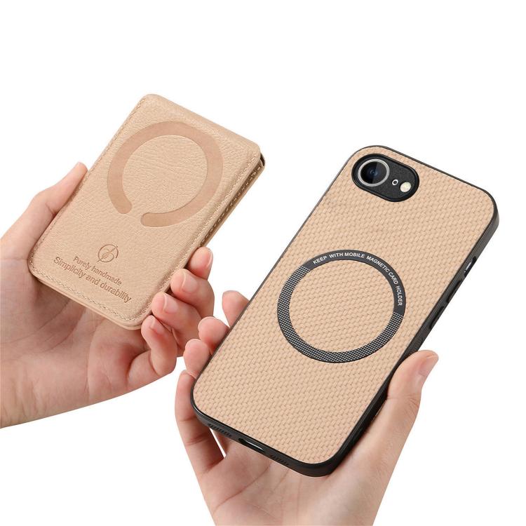 Carbon Fiber MagSafe Vertical Flip Card Bag Phone Case, For iPhone 16e, For iPhone 16 Pro Max, For iPhone 16 Pro, For iPhone 16 Plus Apple Accessories engcar4904 iPhone 16e - APEXEL INDIA - Mobile Lens - Mobile Camera Lens - Cellphone Accessories - Phone Lens - Smartphone Lens