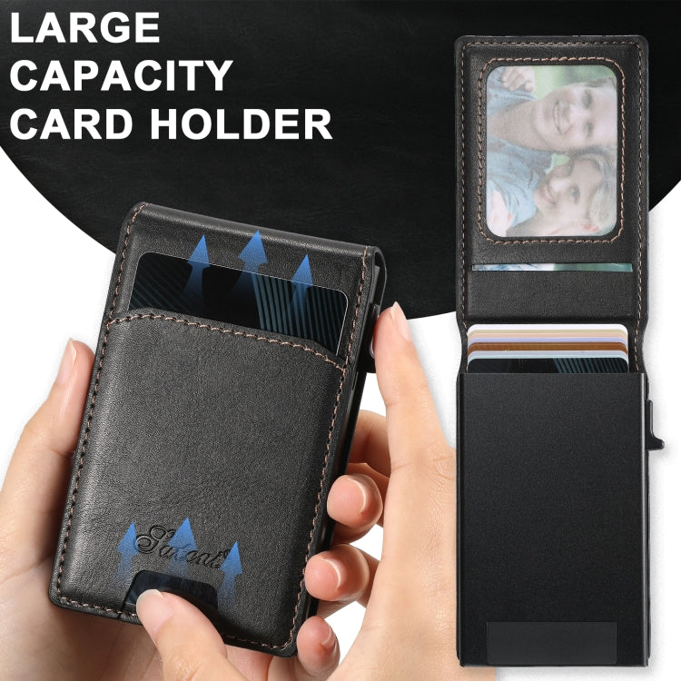 Suteni H19 Oil Wax 2-in-1 MagSafe Removable Card Box Back Phone Case, For iPhone 14 Pro Max, For iPhone 13 Pro Max, For iPhone 13 Pro, For iPhone 13, For iPhone 12, For iPhone 12 Pro Max, For iPhone 12 Pro Apple Accessories engsut4946 iPhone 14 Pro Max - Suteni - Mobile Lens - Mobile Camera Lens - Cellphone Accessories - Phone Lens - Smartphone Lens