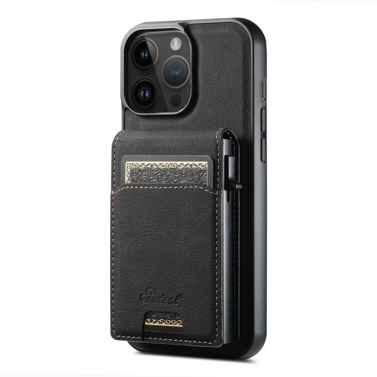 Suteni H19 Litchi Grain 2-in-1 MagSafe Removable Card Box Back Phone Case Apple Accessories engsut5725 iPhone 15 iPhone 15 Cases Suteni - Suteni - Mobile Lens - Mobile Camera Lens - Cellphone Accessories - Phone Lens - Smartphone Lens