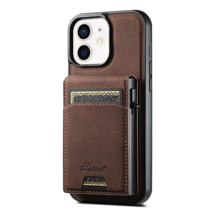 Suteni H19 Litchi Grain 2-in-1 MagSafe Removable Card Box Back Phone Case Apple Accessories engsut5725 iPhone 15 iPhone 15 Cases Suteni - Suteni - Mobile Lens - Mobile Camera Lens - Cellphone Accessories - Phone Lens - Smartphone Lens
