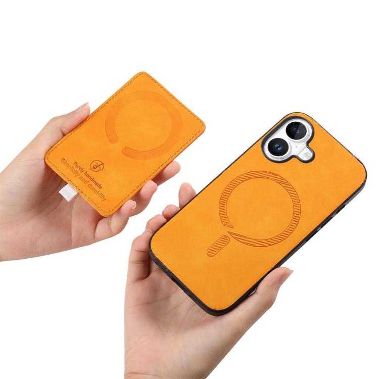 Retro Cross Leather Ring Side Insert Card Bag MagSafe Phone Case, For iPhone 16 Plus, For iPhone 16, For iPhone 15 Pro max Apple Accessories engret5066 iPhone 16 Plus - APEXEL INDIA - Mobile Lens - Mobile Camera Lens - Cellphone Accessories - Phone Lens - Smartphone Lens