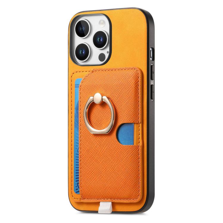Retro Cross Leather Ring Side Insert Card Bag MagSafe Phone Case, For iPhone 15 Pro, For iPhone 15 Plus, For iPhone 15 Apple Accessories engret5082 iPhone 15 Pro - APEXEL INDIA - Mobile Lens - Mobile Camera Lens - Cellphone Accessories - Phone Lens - Smartphone Lens