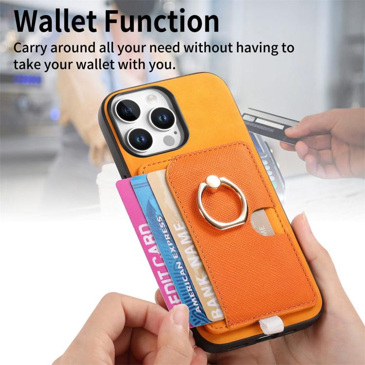 Retro Cross Leather Ring Side Insert Card Bag MagSafe Phone Case, For iPhone 15 Pro, For iPhone 15 Plus, For iPhone 15 Apple Accessories engret5082 iPhone 15 Pro - APEXEL INDIA - Mobile Lens - Mobile Camera Lens - Cellphone Accessories - Phone Lens - Smartphone Lens