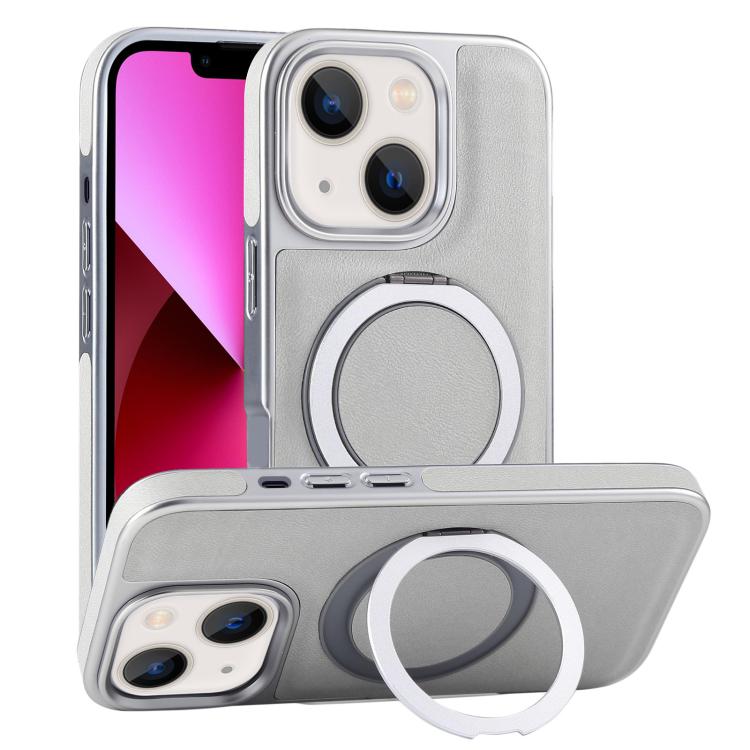 Plated Leather Grain Rotation MagSafe Holder Phone Case, For iPhone 13 Pro Max, For iPhone 13 Pro, For iPhone 13 Apple Accessories engpla5095 More iPhone Cases - APEXEL INDIA - Mobile Lens - Mobile Camera Lens - Cellphone Accessories - Phone Lens - Smartphone Lens
