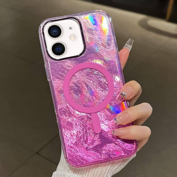 Plating Gradient Glacier Texture MagSafe Phone Case, For iPhone 11 Apple Accessories engpla5090 More iPhone Cases - APEXEL INDIA - Mobile Lens - Mobile Camera Lens - Cellphone Accessories - Phone Lens - Smartphone Lens