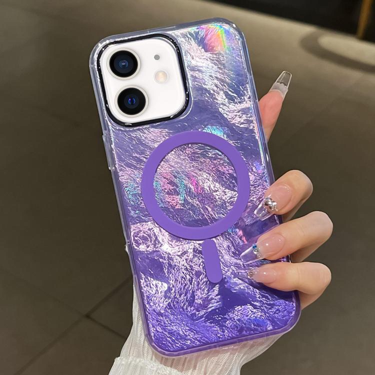Plating Gradient Glacier Texture MagSafe Phone Case, For iPhone 11 Apple Accessories engpla5090 More iPhone Cases - APEXEL INDIA - Mobile Lens - Mobile Camera Lens - Cellphone Accessories - Phone Lens - Smartphone Lens