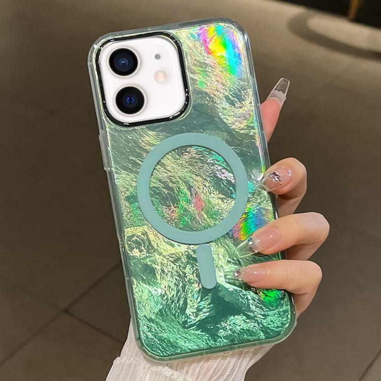 Plating Gradient Glacier Texture MagSafe Phone Case, For iPhone 11 Apple Accessories engpla5090 More iPhone Cases - APEXEL INDIA - Mobile Lens - Mobile Camera Lens - Cellphone Accessories - Phone Lens - Smartphone Lens