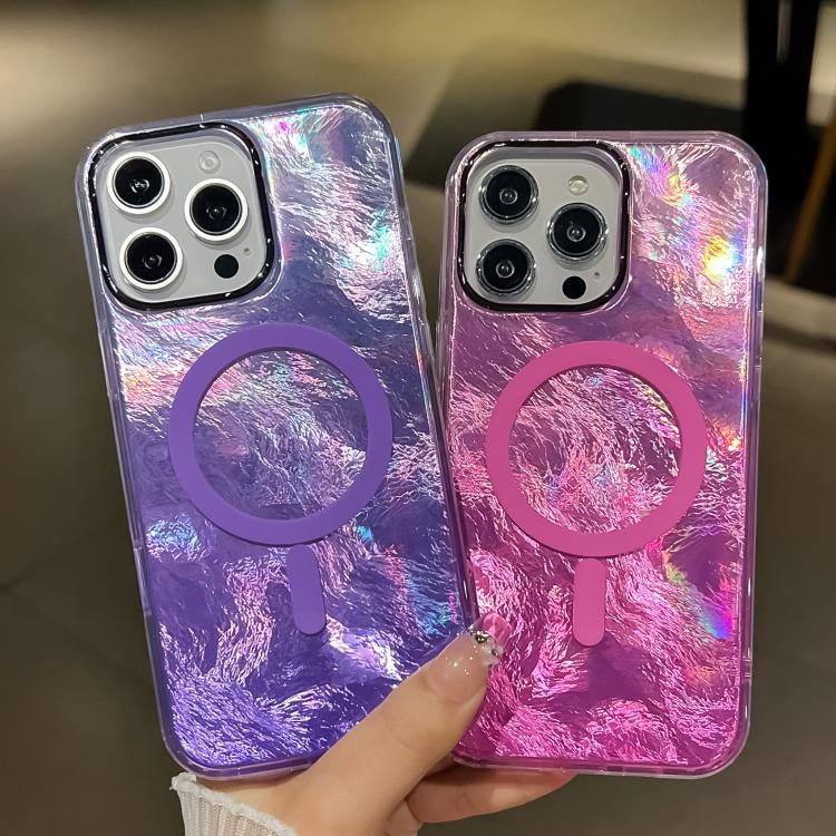 Plating Gradient Glacier Texture MagSafe Phone Case, For iPhone 11 Apple Accessories engpla5090 More iPhone Cases - APEXEL INDIA - Mobile Lens - Mobile Camera Lens - Cellphone Accessories - Phone Lens - Smartphone Lens