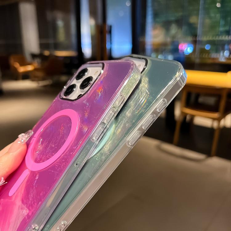 Plating Gradient Glacier Texture MagSafe Phone Case, For iPhone 11 Apple Accessories engpla5090 More iPhone Cases - APEXEL INDIA - Mobile Lens - Mobile Camera Lens - Cellphone Accessories - Phone Lens - Smartphone Lens