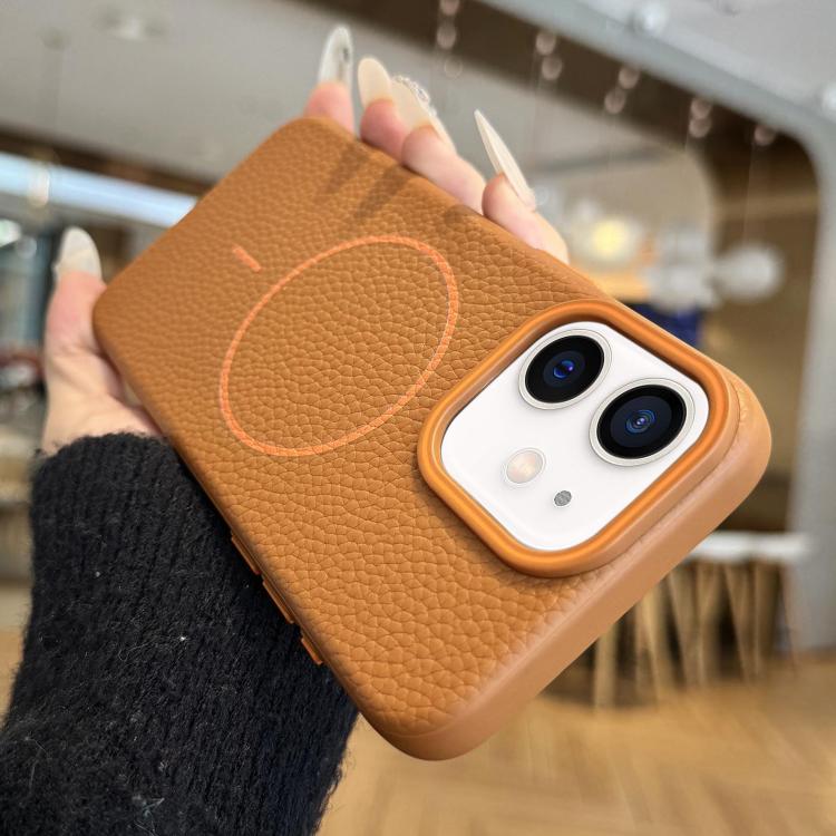 Orange Ring MagSafe Litchi Grain TPU Phone Case, For iPhone 13 Pro Max, For iPhone 13 Pro, For iPhone 13, For iPhone 12 Apple Accessories engora5130 More iPhone Cases - APEXEL INDIA - Mobile Lens - Mobile Camera Lens - Cellphone Accessories - Phone Lens - Smartphone Lens
