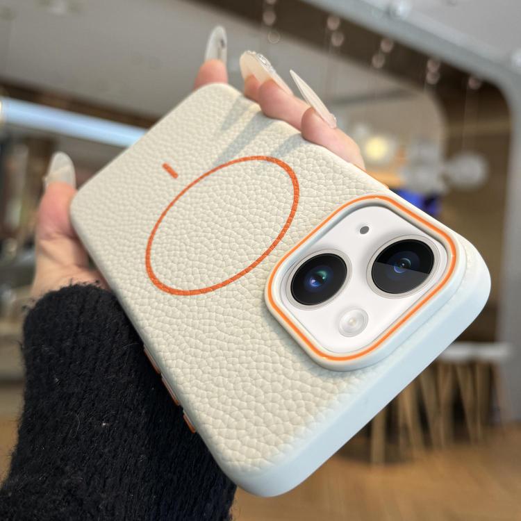 Orange Ring MagSafe Litchi Grain TPU Phone Case, For iPhone 15 Pro Max, For iPhone 15 Pro, For iPhone 15 Plus, For iPhone 15 Apple Accessories engora5119 iPhone 15 Pro Max - APEXEL INDIA - Mobile Lens - Mobile Camera Lens - Cellphone Accessories - Phone Lens - Smartphone Lens
