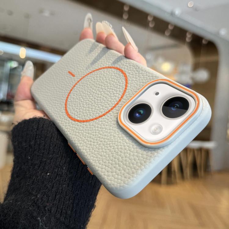 Orange Ring MagSafe Litchi Grain TPU Phone Case, For iPhone 15 Pro Max, For iPhone 15 Pro, For iPhone 15 Plus, For iPhone 15 Apple Accessories engora5119 iPhone 15 Pro Max - APEXEL INDIA - Mobile Lens - Mobile Camera Lens - Cellphone Accessories - Phone Lens - Smartphone Lens