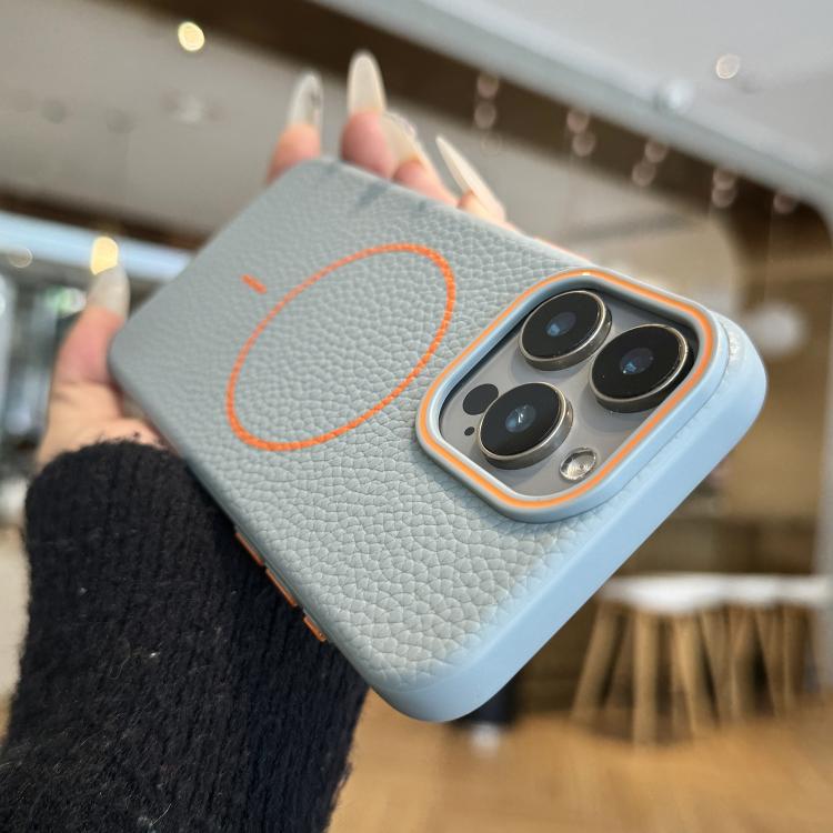 Orange Ring MagSafe Litchi Grain TPU Phone Case, For iPhone 16 Pro Max, For iPhone 16 Pro, For iPhone 16 Plus, For iPhone 16 Apple Accessories engora5118 iPhone 16 Pro Max - APEXEL INDIA - Mobile Lens - Mobile Camera Lens - Cellphone Accessories - Phone Lens - Smartphone Lens