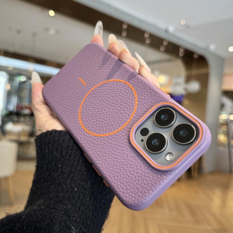 Orange Ring MagSafe Litchi Grain TPU Phone Case, For iPhone 16 Pro Max, For iPhone 16 Pro, For iPhone 16 Plus, For iPhone 16 Apple Accessories engora5118 iPhone 16 Pro Max - APEXEL INDIA - Mobile Lens - Mobile Camera Lens - Cellphone Accessories - Phone Lens - Smartphone Lens