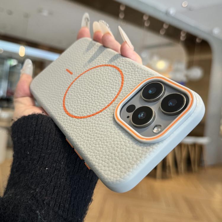 Orange Ring MagSafe Litchi Grain TPU Phone Case, For iPhone 16 Pro Max, For iPhone 16 Pro, For iPhone 16 Plus, For iPhone 16 Apple Accessories engora5118 iPhone 16 Pro Max - APEXEL INDIA - Mobile Lens - Mobile Camera Lens - Cellphone Accessories - Phone Lens - Smartphone Lens