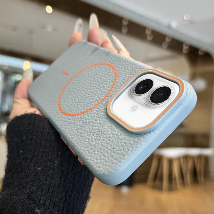 Orange Ring MagSafe Litchi Grain TPU Phone Case, For iPhone 16 Pro Max, For iPhone 16 Pro, For iPhone 16 Plus, For iPhone 16 Apple Accessories engora5118 iPhone 16 Pro Max - APEXEL INDIA - Mobile Lens - Mobile Camera Lens - Cellphone Accessories - Phone Lens - Smartphone Lens