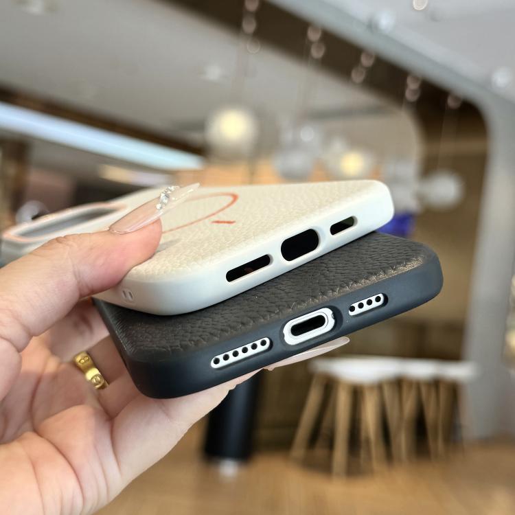 Orange Ring MagSafe Litchi Grain TPU Phone Case, For iPhone 16 Pro Max, For iPhone 16 Pro, For iPhone 16 Plus, For iPhone 16 Apple Accessories engora5118 iPhone 16 Pro Max - APEXEL INDIA - Mobile Lens - Mobile Camera Lens - Cellphone Accessories - Phone Lens - Smartphone Lens