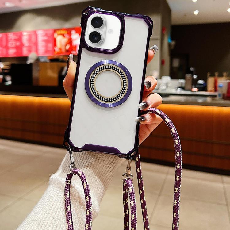 Traveler Crossbody Lanyard MagSafe Four-corner TPU Clear Phone Case, For iPhone 16 Pro Max, For iPhone 16 Pro, For iPhone 16 Plus, For iPhone 16, For iPhone 15 Pro Max, For iPhone 15 Pro, For iPhone 15 Plus, For iPhone 15 Apple Accessories engtra5126 iPhone 16 Pro Max - APEXEL INDIA - Mobile Lens - Mobile Camera Lens - Cellphone Accessories - Phone Lens - Smartphone Lens