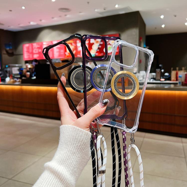 Traveler Crossbody Lanyard MagSafe Four-corner TPU Clear Phone Case, For iPhone 12 Pro Max, For iPhone 12 Pro, For iPhone 11 Pro Max, For iPhone 11, For iPhone 11 Pro Apple Accessories engtra5117 More iPhone Cases - APEXEL INDIA - Mobile Lens - Mobile Camera Lens - Cellphone Accessories - Phone Lens - Smartphone Lens