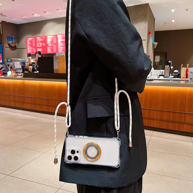 Traveler Crossbody Lanyard MagSafe Four-corner TPU Clear Phone Case, For iPhone 14 Plus, For iPhone 14, For iPhone 14 Pro, For iPhone 14 Pro Max, For iPhone 13 Pro Max, For iPhone 13 Pro, For iPhone 13, For iPhone 12 Apple Accessories engtra5127 iPhone 14 Plus - APEXEL INDIA - Mobile Lens - Mobile Camera Lens - Cellphone Accessories - Phone Lens - Smartphone Lens