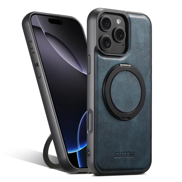 Suteni G3 Oil Wax 360 Rotation Holder MagSafe Back Phone Case, For iPhone 16 Pro Max, For iPhone 16 Pro, For iPhone 16 Plus, For iPhone 16, For iPhone 15 Pro Max, For iPhone 15 Pro, For iPhone 15 Plus, For iPhone 15 Apple Accessories engsut5122 iPhone 16 Pro Max - Suteni - Mobile Lens - Mobile Camera Lens - Cellphone Accessories - Phone Lens - Smartphone Lens