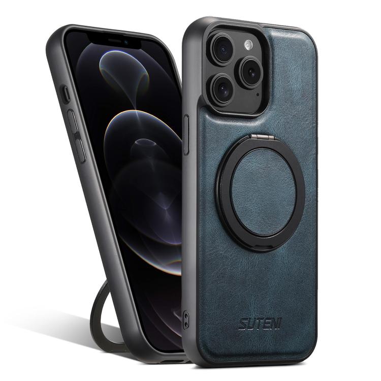 Suteni G3 Oil Wax 360 Rotation Holder MagSafe Back Phone Case, For iPhone 12 Pro Max, For iPhone 12 Pro Apple Accessories engsut5134 More iPhone Cases - Suteni - Mobile Lens - Mobile Camera Lens - Cellphone Accessories - Phone Lens - Smartphone Lens