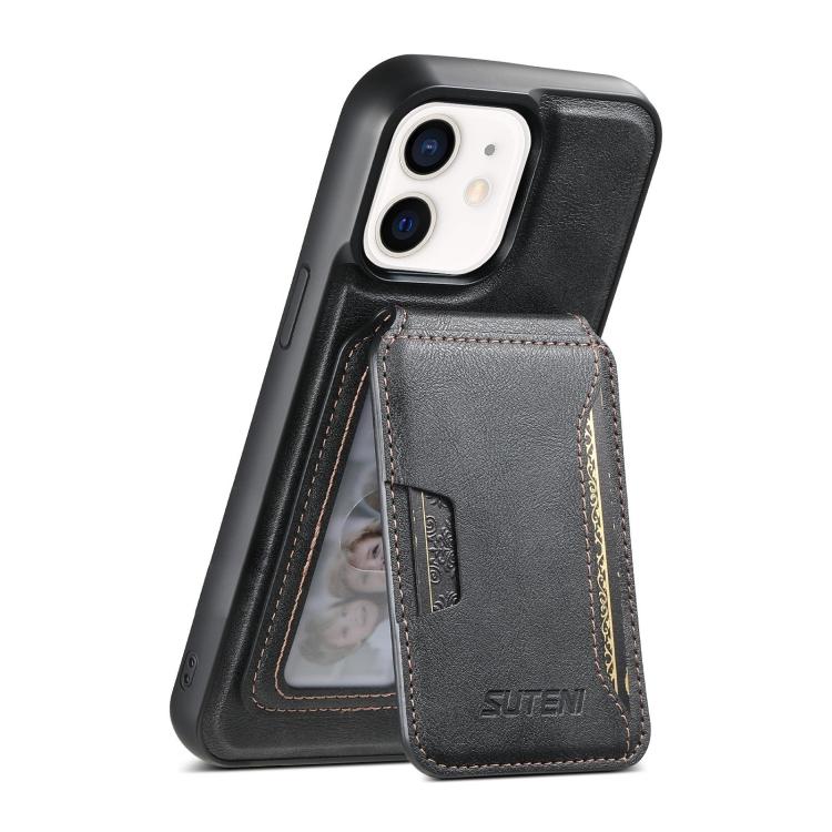 Suteni M3 Card Bag MagSafe Cowhide Texture Leather Phone Case Apple Accessories engsut5731 iPhone 13 Pro Max Cases More iPhone Cases Suteni - Suteni - Mobile Lens - Mobile Camera Lens - Cellphone Accessories - Phone Lens - Smartphone Lens