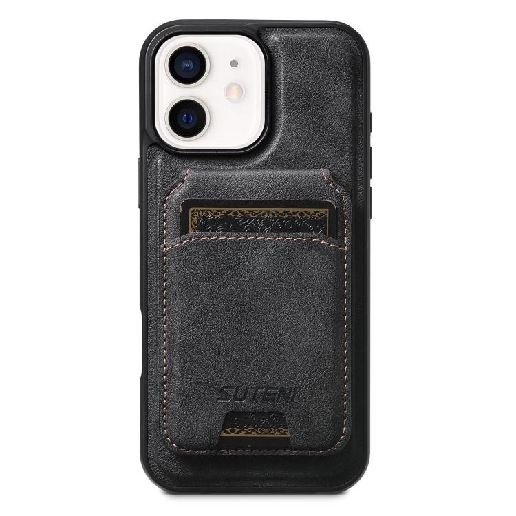 Suteni M5 Magnetic Card Bag MagSafe Leather Phone Case Apple Accessories engsut5789 iPhone 13 Pro Max Cases More iPhone Cases Suteni - Suteni - Mobile Lens - Mobile Camera Lens - Cellphone Accessories - Phone Lens - Smartphone Lens